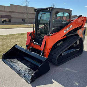 Cargadora Compacta Usada KUBOTA SVL95-2S de Alto Flujo, Cabina Cerrada, Hidráulica Auxiliar, Pocas Horas de Uso, Lista para Trabajos de Construcción - Product Image 1