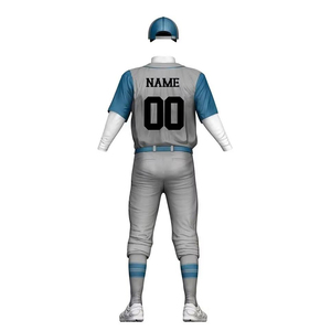 100% Polyester Baseball Jersey <b>Pant</b> Uniform Set Design Your Own Custom Color Men Half Sleeves Anti-Bacterial Breathable Uniforms - Product Image 3