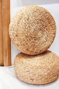 Handmade Natural Water Hyacinth Cushion <b>Pad</b> Woven <b>Chair</b> Seat Cushion for Home Restaurant Hotel Wholesale Vietnam - Product Image 2
