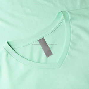 Casual <b>Men's</b> <b>T</b> <b>Shirts</b> Cotton Knitted Lightweight <b>V</b> <b>Neck</b> Short Sleeve Custom Logo Printing Over sized Mesh <b>T</b> <b>Shirt</b> <b>Men</b> - Product Image 3