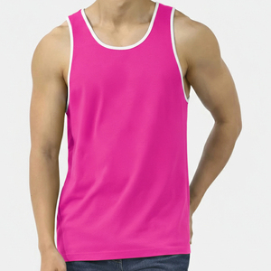 Camiseta de Tirantes Personalizada de Verano para Hombre, de Alta Calidad, de Algodón, para Gimnasio, Entrenamiento, Talla Grande, Ropa Deportiva - Product Image 3