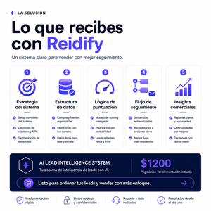 Sistema de IA para la inteligencia de ventas con automatización de seguimiento y crecimiento comercial para empresas - Product Image 5
