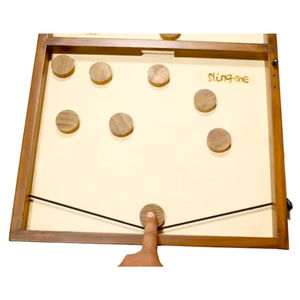 Jeu de hockey de table rapide en bois pour la vente en gros, jeu de société interactif personnalisé pour fêtes et familles - Product Image 6