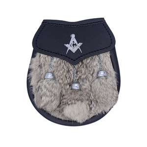 Nuevo Sporran Personalizado de Cuero Vacuno para Uso Diario con Tartán Frontal, Venta al por Mayor de Sporrans para Uso Diario - Product Image 5