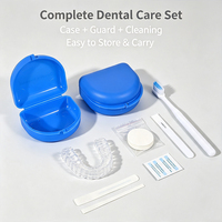 Protège-dents double en EVA de qualité alimentaire (Classe I) pour usage domestique, anti-grincement et anti-ronflement, vente en gros