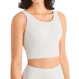 Sujetador Deportivo Sin Costuras de Primera Calidad para Mujer, Personalizado al por Mayor, de Spandex y Poliéster, Transpirable, para Fitness y Yoga - Product Image 2