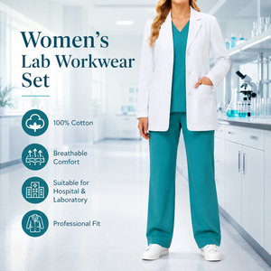 Ensemble Blouse et Tenue Médicale Personnalisée 2026 de Haute Qualité et Durable, Anti-Plis, pour Hôpital et Soins Infirmiers - Product Image 2