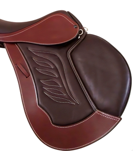Silla de Montar Inglesa Premium de Cuero Genuino, Silla Ecuestre Ligera y Duradera para Salto, Doma y Entrenamiento - Product Image 3