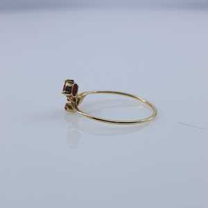 Anillos de Diamantes Reales, Corte Redondo y Ovalado, Anillo de Compromiso y Boda con Rubí Rosa Natural para Mujer, Plata de Ley 925, Joyería Fina - Product Image 2