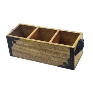 Organizador de Cocina de Madera Hecho a Mano, con Compartimentos, para Utensilios de Cocina, Herramientas de Manualidades, Ideal para la Organización del Hogar - Product Image 6