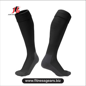 Just Fitness Gears Knee High <b>Socks</b> Solid Color Breathable Knitted for <b>Running</b> Adults - Product Image 1