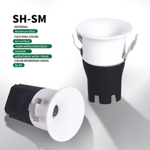Mini Foco Modular Antideslumbrante Ra92 de Alto CRI, 3W 5W 7W 10W, Downlight LED Empotrable de Aluminio - Product Image 1