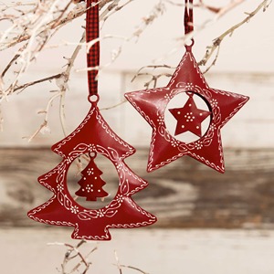 Premium Metal <b>Christmas</b> Hanging Ornament Elegant Seasonal Decor for <b>Tree</b> and <b>Wall</b> Display - Product Image 6