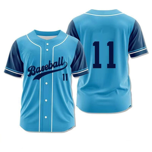 Camiseta de béisbol personalizada con rayas, uniforme de equipo, nombre personalizado, número, ropa deportiva, camiseta de softbol transpirable, ropa para hombre - Product Image 1