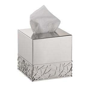 Multifunctional Eco-friendly Organizer Tabletop Metal Tissue Box Modern Nordic Design High Quality Finish for Home Hotel - Product Image 1