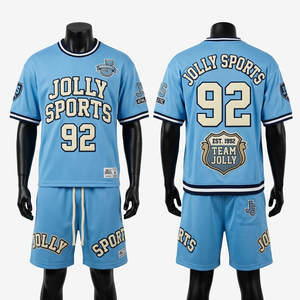 Mens Football Jersey Short <b>Set</b> 180GSM Breathable Polyester Purple Contrast Panel Custom Embroidery Print men short <b>set</b> for men's - Product Image 4