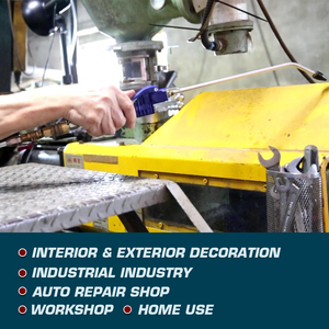 Pistolet à air comprimé ergonomique LEMATEC Buse à pointe en caoutchouc Tube aluminium léger de 0.2kg pour atelier d'entretien de machines - Product Image 4