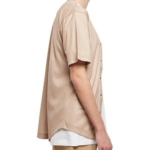 Conjunto de Uniforme de Béisbol Personalizado en Blanco, con Cuello en V, Manga Corta, Ajustado, Transpirable, con Estampado Digital de Poliéster y Franja Inferior, para América - Product Image 2