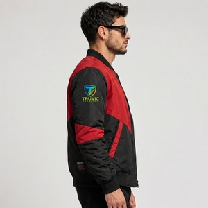 OEM Service New Arrival High Street Bomber <b>Jacket</b> From Pakistan Top Quality Custom Logo Polyester Satin Winter Bomber <b>Jackets</b> - Product Image 5
