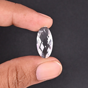 คริสตัลธรรมชาติ 7.7 กะรัต 20x10 มม. รูปทรงวงรี พลอยเม็ดเดี่ยว - Product Image 2