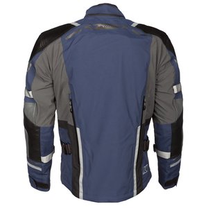 Veste de moto imperméable pour homme Kodiak, manches longues, bleu gris, GORE-TEX Pro, polyester/nylon, toutes saisons - Product Image 2