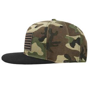 Casquettes de basket-ball de haute qualité personnalisées à 5 panneaux avec broderie 3D en acrylique et laine, à visière plate et fermeture snapback - Product Image 5