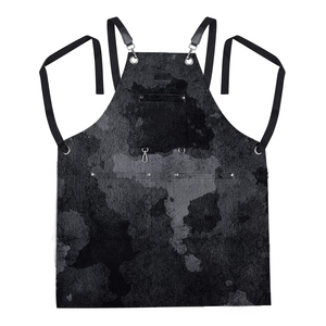 Best Quality Barber Apron 2026 Unique Adjustable <b>Buckle</b> Neck <b>Strap</b> Heavy Duty Custom Logo OEM Polyester/Nylon - Product Image 4
