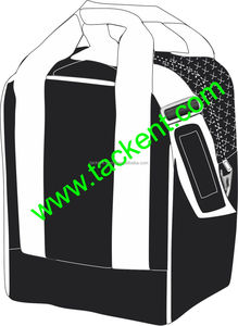 Bolsa de disco de hockey sobre hielo con bordado personalizado Respetuoso con el medio ambiente 100% Poliéster Capacidad para 50 discos Tamaño y logotipo personalizables - Product Image 5