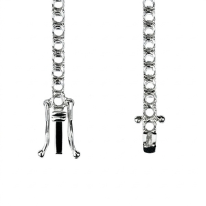 Montura para Pulsera de Tenis de 3.7 mm y 4 Puntas - Plata de Ley 925 - Product Image 2