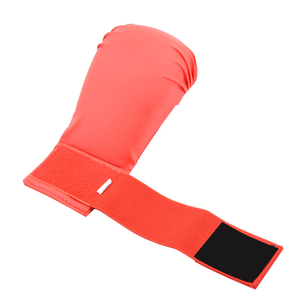 premium Quality In Red Color Customized Logo Print Good Selling Adult Wear Hand Protection <b>Karate</b> Boxing <b>Gloves</b> - Product Image 5