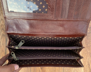 Nueva Cartera de piel de vaca a la moda al por mayor para mujer, carteras de viaje multifuncionales de cuero genuino occidental para tarjetas de crédito - Product Image 5