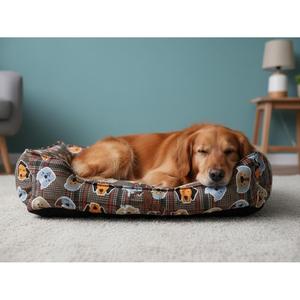 Cama para Perro Yommy Puppy Design, Lona Semirresistente al Agua, Tamaños M 64x48x18 cm, L 76x63x21 cm, XL 100x78x23 cm - Product Image 4