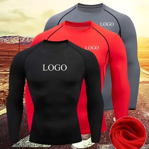 Sublimation Printed Breathable Rashguard Men Long Sleeve Athletic Compression Top for MMA Brazilian Jiu Jitsu Fitness Training - Product Image 3