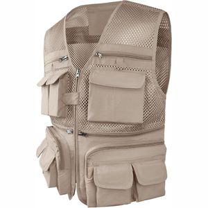 Chaleco de Seguridad Informal de Malla Transpirable con Múltiples Bolsillos y Cierre de un Solo Botón, Precio de Fábrica al por Mayor para Mujer/Hombre - Product Image 4