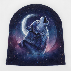 Gorros de punto holgados con logo personalizado al por mayor, gorros de esquí cálidos con diseño jacquard, gorros 100% acrílicos jacquard 2026 - Product Image 1