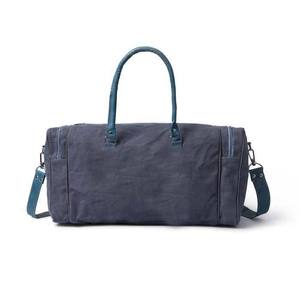 Canvas Duffle <b>Bag</b> Leather Handle Travel Weekender Gym <b>Overnight</b> <b>Bag</b> With Shoulder Strap - Product Image 3