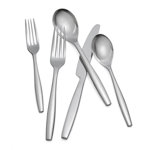 Juego de Cubiertos Tradicionales de Acero Inoxidable de 5 Piezas, Lujoso, con Acabado Espejado, Cuchillo, Tenedor y Cuchara Reutilizables, Precio Razonable - Product Image 6