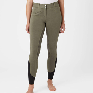 Legging d'équitation pour femme, taille mi-haute, uni, avec impression numérique sur toute la surface, respirant, séchage rapide, léger, en polyester - Product Image 4