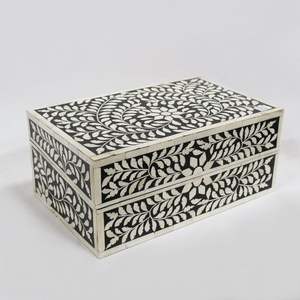High Quality Design Bone Jewellery <b>Box</b> Luxury Resin Bone Decorative Storage <b>Box</b> Bone Inlay <b>Box</b> home at factory wholesale price - Product Image 2