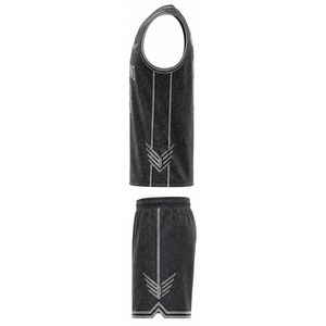 Ensemble de maillots de basket-ball Northwind pour hommes, col en V, sans manches, vêtements de sport, vente en gros, évacuation de l'humidité, sublimation, coupe athlétique, noir 23 - Product Image 4