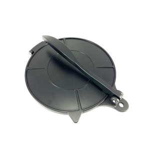 Kwang Hsieh 8 Inch Cast <b>Aluminum</b> Alloy Food Grade Black Eco-Friendly Manual Corn <b>Roti</b> <b>Maker</b> Flour Tortillas Presser - Product Image 1