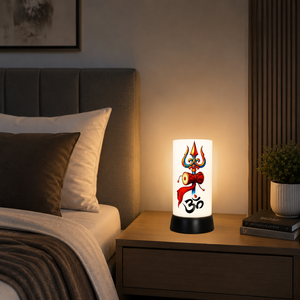 Divinity Glow Om Trishul Damru LED Table Lamp Spiritual <b>Night</b> <b>Light</b> Hindu Temple Bedroom Meditation Home Decor Gift 9.5 Inch - Product Image 4