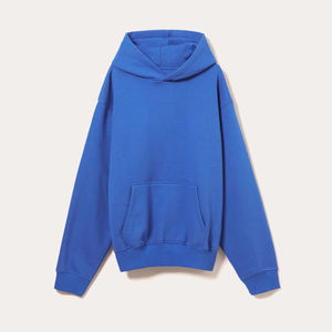 Oversized Breathable Waterproof Pocket <b>Hoodie</b> <b>Red</b> Sweatshirt Unisex Cotton Fleece Front Logo Print Winter Casual Wear - Product Image 1