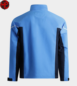 Chaqueta Impermeable Ligera con Cierre para Hombre, Cuello Alto, Deportiva, Cortavientos, de Secado Rápido, Transpirable, Informal - Product Image 4