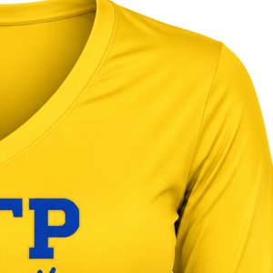 Camiseta de Manga Larga Personalizada para Mujer, Sigma Gamma Rho, con Letras Griegas, Informal, Cuello Redondo, Algodón, Venta al Por Mayor, Ropa Urbana - Product Image 6