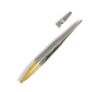 Portaagujas Manual Jacobson de 18 cm con Insertos de Carburo de Tungsteno, Portaagujas para Microcirugía, Certificado CE JI-307 Clase I, 1 Año de Garantía - Product Image 3