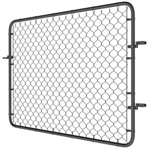 Black <b>Wire</b> Mesh Garden Fence Gate <b>Trellis</b> & Gates Product Category - Product Image 5