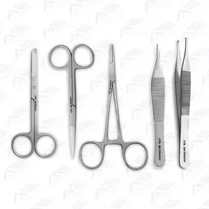Kits de sutures pour la pratique de la chirurgie mineure, ciseaux et pinces en acier inoxydable, outils pour hôpitaux et premiers secours, Apto Enterprises - Product Image 2