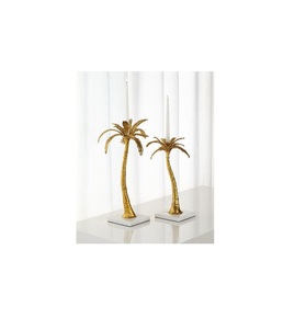Candelabro de Metal Dorado Premium, Centro de Mesa Artístico para Hogares de Lujo, Celebraciones Festivas y Decoración de Interiores - Product Image 5