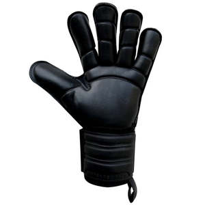 Gants de gardien de but de football à forte adhérence avec protection des doigts en noir - Product Image 3